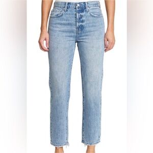 PISTOLA Straight Leg Factory Distressed Jeans